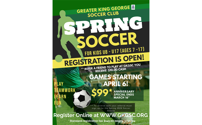 GKGSC Spring Soccer 2024